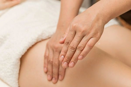 Слим массаж с разогревающим кремом