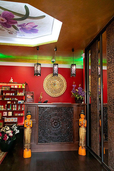 Интерьер тайского салона Азия СПА и Релакс Золотое Солнце