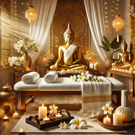 Подарочный сертификат на тайский массаж в «Золотом Солнце» — идеальный новогодний подарок!