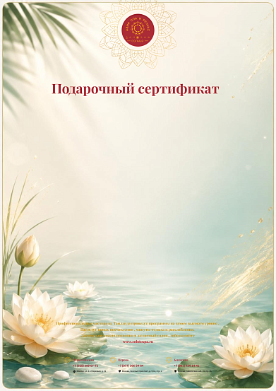 Подарочный сертификат